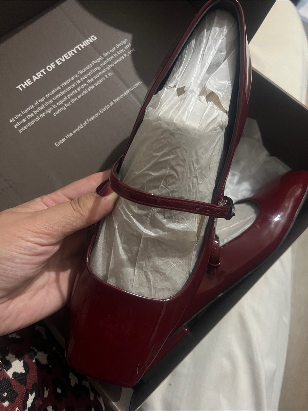 Franco Sarto Mary Jane Flats - Picture 2 of 4